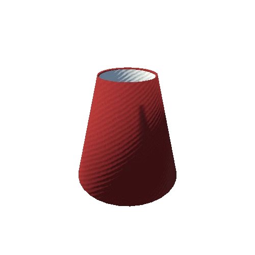 Light Shade-004 - Fabric Drk Red